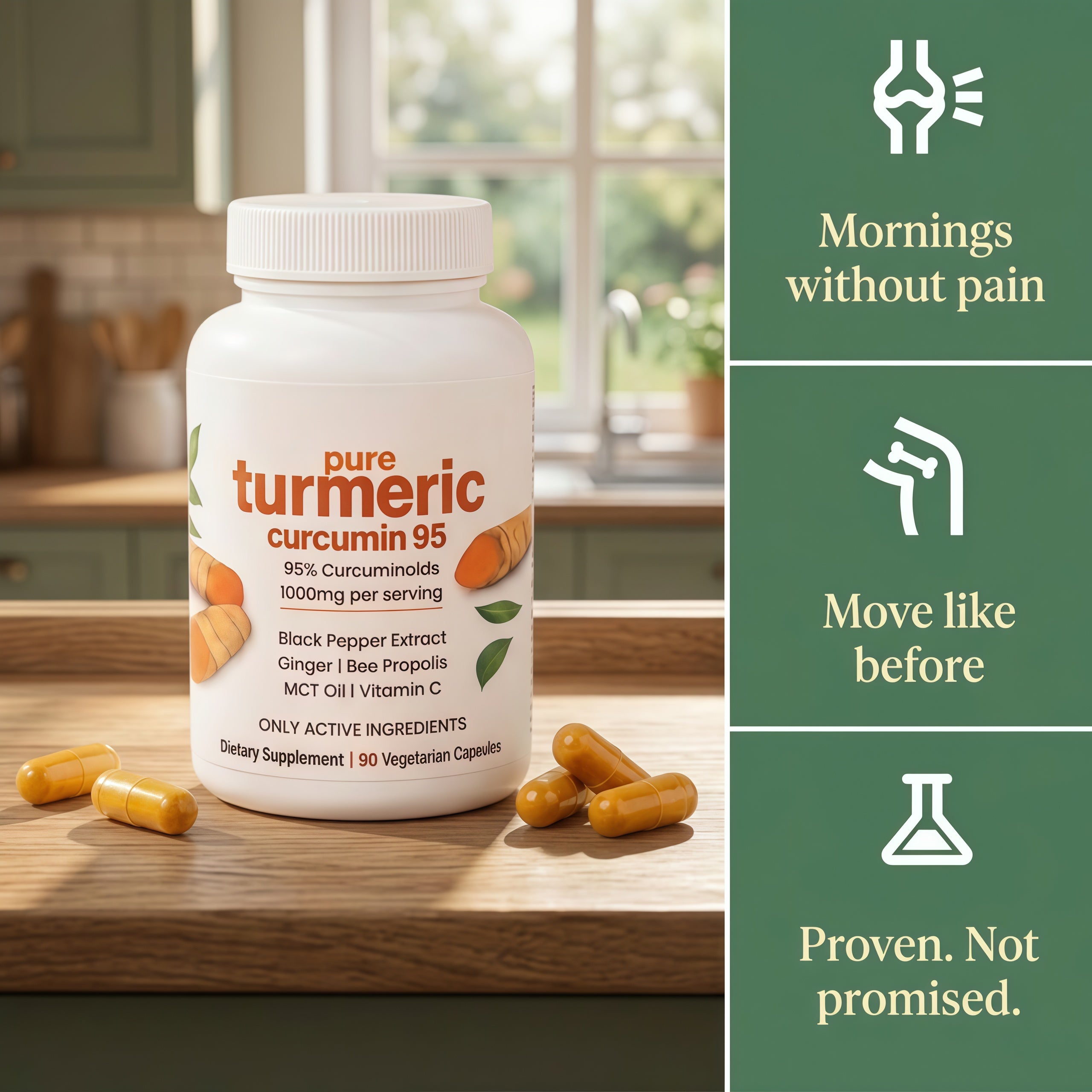 Turmeric Curcumin Capsules (1,000mg)